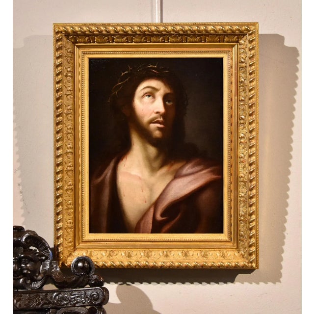 Lombard Artist, Ecce Homo, 1650, Oil on Canvas, Framed For Sale - Image 11 of 13