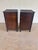 Pair Vintage British Colonial Faux Burnt Bamboo & Cane Nightstands For Sale - Image 12 of 12