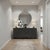 Distressed Gray Lacquer Cross Lattice Pattern Doors Sideboard Console Cabinet For Sale In San Francisco - Image 6 of 10