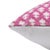 Modern Pink and White Handmade Floral Decorative Pillow Cover 18x18 Inch- Pinkcity Jaal For Sale - Image 3 of 5