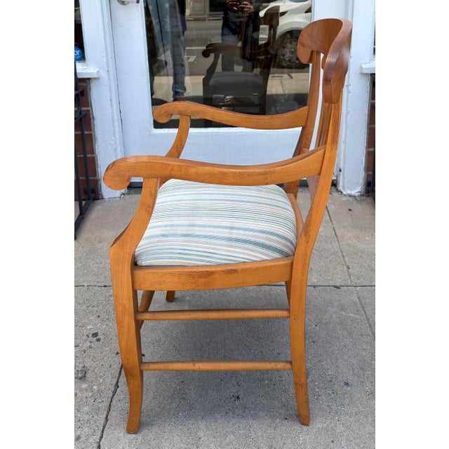 1980s Southern Italian Neoclassical Armchair For Sale - Image 5 of 5