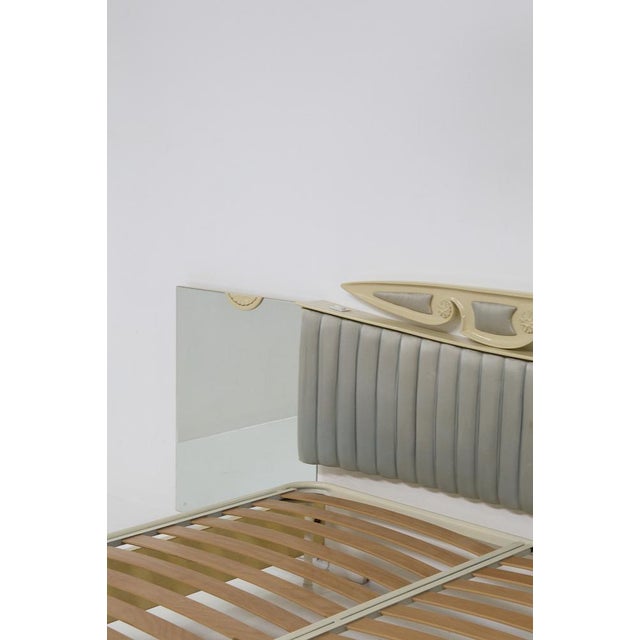 Italian Bed by Giovanni Gariboldi for Gina Lollobrigida, 1950s For Sale - Image 13 of 16
