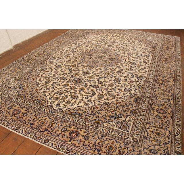 Middle Eastern Hand-Knotted Rug For Sale - Image 10 of 11