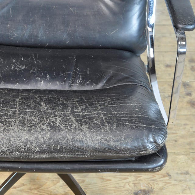Leather Lounge Chair, 1970s For Sale - Image 4 of 12