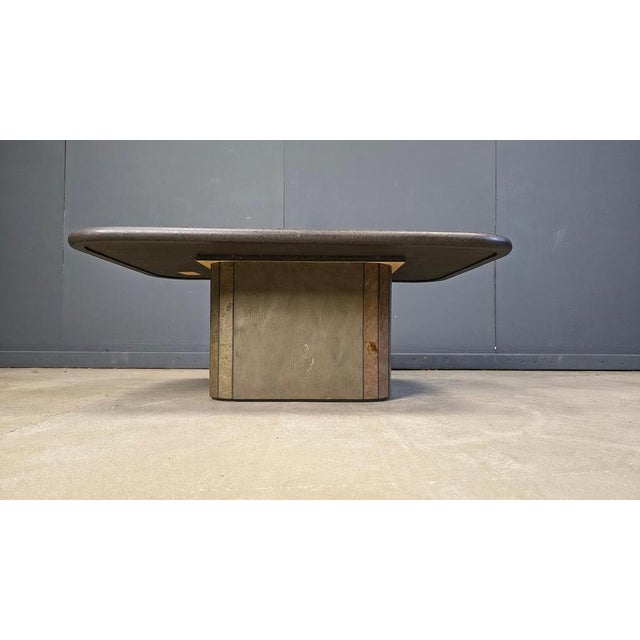 Black Coffee Table in the style of Paul Kingma, 1980s For Sale - Image 8 of 13