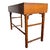 Chinoiserie American of Martinsville Faux Bamboo & Cane Writing Desk Console Table MCM For Sale - Image 3 of 11