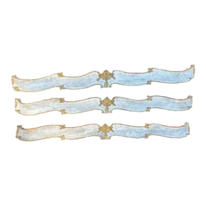 Trio of 19th Century French Chateau Valances