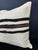 Contemporary Turkish Hemp Pillow Cushion Natural Beige Black Pillow Cushion Cover 20x20 For Sale - Image 3 of 4