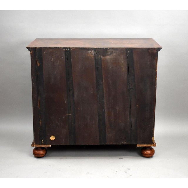 Brown George III Burr Walnut Chest of Drawers, 1790 For Sale - Image 8 of 11