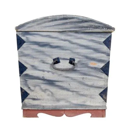 Mid 19th Century Swedish Hand Painted Dome Top Chest For Sale - Image 11 of 12