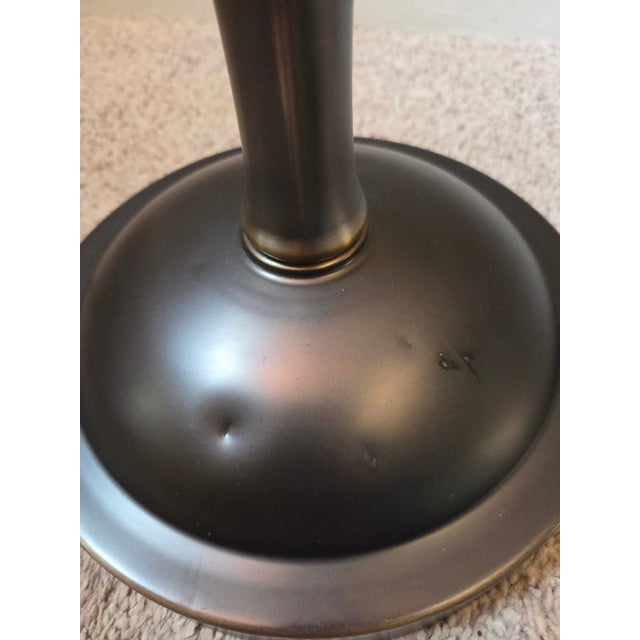 Vintage Faux Bamboo Brass Hollywood Regency/Chinoiserie Floor Lamp For Sale - Image 12 of 12