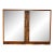 Mid-Century Modern Brutalist Mirror by Lane, “Pueblo” Collection For Sale