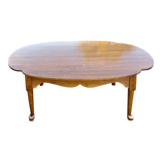 Ethan Allen Country Queen Anne Coffee Table For Sale
