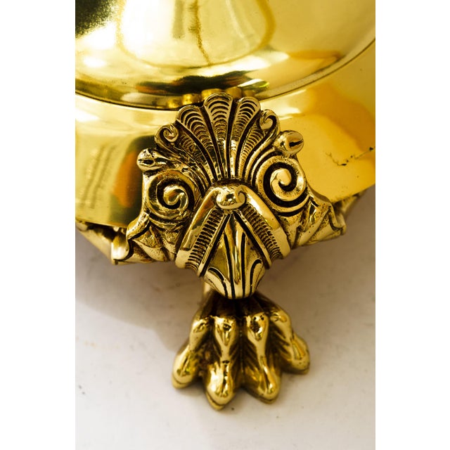 Metal Antique Table Lamp with Cut Glass Shade, 1890s For Sale - Image 7 of 18