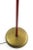 Mid Century Gooseneck Floor Lamp in Red For Sale - Image 9 of 12