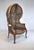 Vintage Canopy Porter Chair French Country Louis XV Style, Double Cane For Sale In Philadelphia - Image 6 of 13