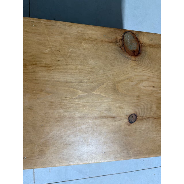 Brown Antique Pine Three Drawers - Chest of Drawers From England For Sale - Image 8 of 18