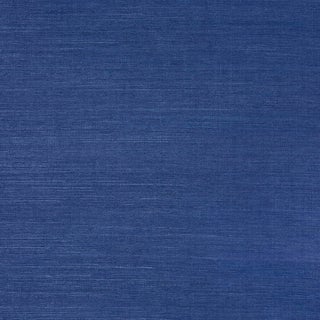 Schumacher X Backdrop Haruki Sisal Wallpaper In Blue Is The Coolest Color For Sale