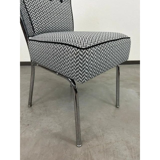 Mid-Century Modern Tubular Steel Chair by Jozsef Peresztegi, 1970s For Sale - Image 6 of 11