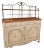 Ethan Allen Painted French Country Sideboard With Bakers Rack #13-6336 For Sale