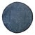 1900s Dark Blue Field Traditional Dragon Floral Antique Chinese Peking Round Rug For Sale