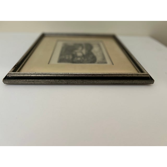 Paper Early 20th Century Gustav Hessing Engraved Landscape, Signed For Sale - Image 7 of 8