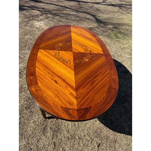 Long French Louis XVI Dining Table Mahogany 1900s For Sale - Image 10 of 18