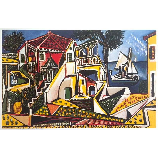 Pablo Picasso Offset Lithograph Print Poster " Paysage Mediterraneen " 1952 For Sale - Image 13 of 13