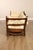 French Country Style Carved Oak Frame Three Seat Sofa For Sale - Image 14 of 18