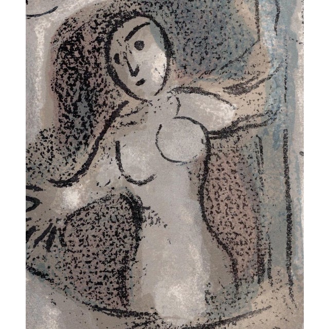 1960s Marc Chagall, David sauvé par Mical (David Saved by Micol), Nude, 1960, Original Lithograph For Sale - Image 5 of 8