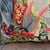 The composition fills the full face of the cover with a dense arrangement of exotic birds and flowering botanicals, no...