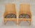 Set of Six McGuire Umbria Woven Rattan Cane Dining Armchairs For Sale - Image 11 of 18