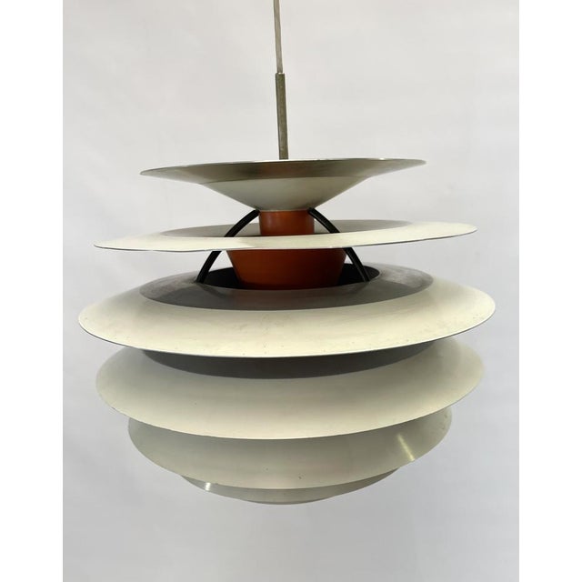 Elegant pendant lamp "Kontrast" model, designed in 1962 by the famous designer Poul Henningsen for the Louis Poulsen house...