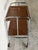 Brown Two-Tier Rosewood Foldable Bar Cart German Mid-Century Modern 1970s For Sale - Image 8 of 10
