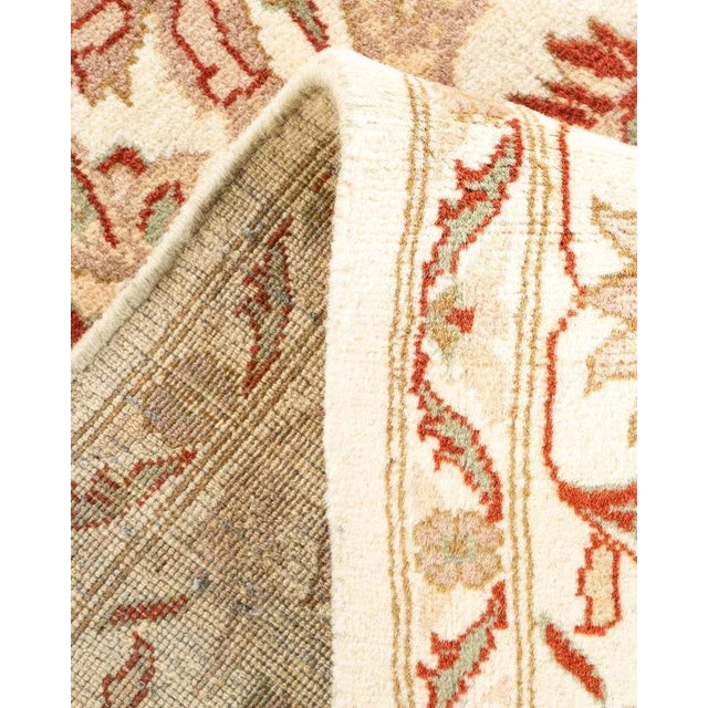 Mogul, One-of-a-Kind Hand-Knotted Area Rug in Ivory, 4' 1" x 6' 2" For Sale In New York - Image 6 of 8