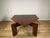 Vintage Square Walnut Table, 1960s For Sale - Image 3 of 9