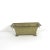 This vintage brass planter is short and long, heavily etched with floral detail, handles and feet. It is in very good...