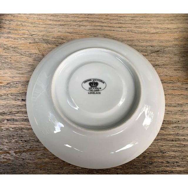 Crown Victoria Lovelace Fine China - Set of 75 Pieces For Sale - Image 6 of 10