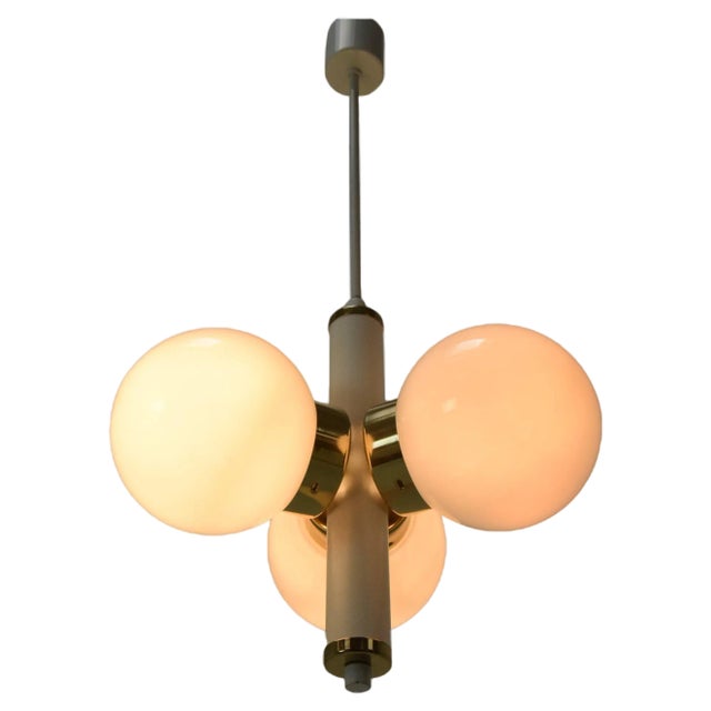 Mid-Century Pendant Light attributed to Instala Decin, 1970s For Sale