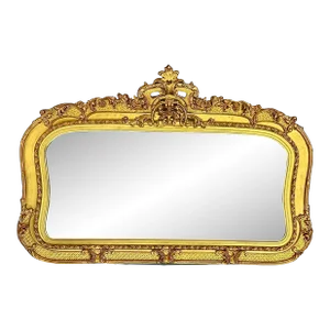 19th/ 20th Century Giltwood Wall / Console / Pier Mirror, Rectangular