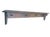 Vintage Farmhouse English Cottage Wooden Wall Shelf With Peg Hooks For Sale - Image 9 of 17