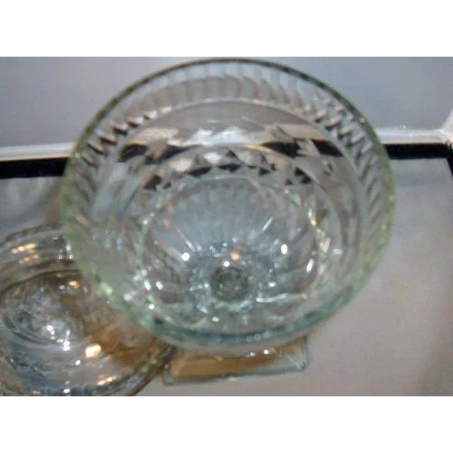 18th Century 18th Century Georgian Anglo Irish Glass Cut Lead Crystal Covered Urn For Sale - Image 5 of 8