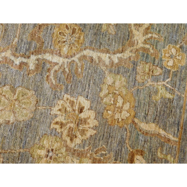 Mediterranean Vintage Handmade Pakistani Wool Pile Rug. For Sale - Image 3 of 10