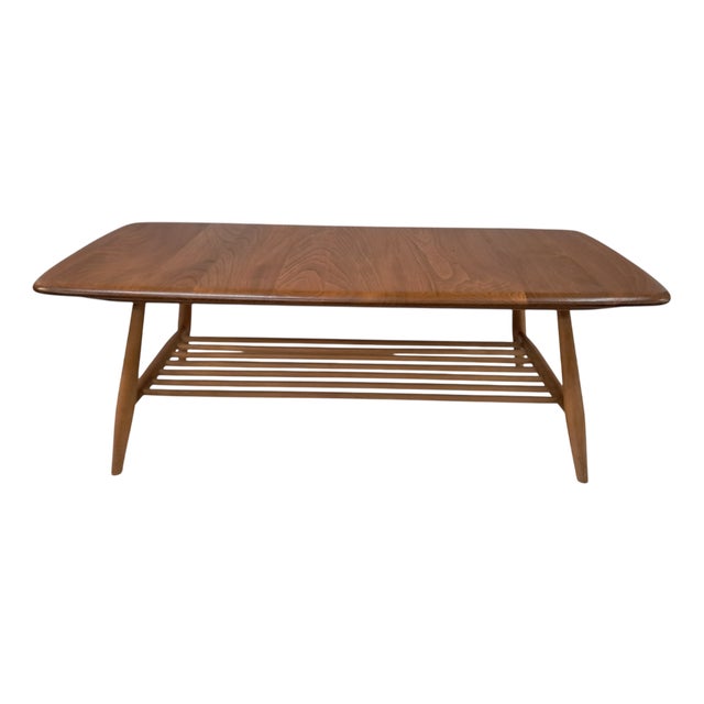 Mid-Century Modern Plank Coffee Table in Elm by Lucian Ercolani for Ercol, 1970s For Sale