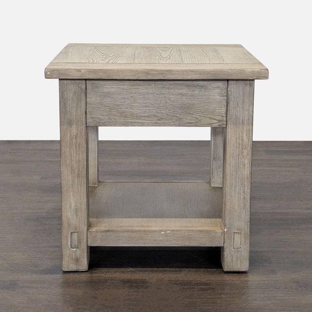 Pottery Barn Benchwright Square End Table For Sale In San Francisco - Image 6 of 11