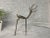1960s Vintage African Bronze Gazelle Sculpture For Sale - Image 5 of 13