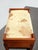 Baker Furniture Company Share Vintage Bill Sofield Baker Furniture Brown Cowhide Bench For Sale - Image 4 of 16
