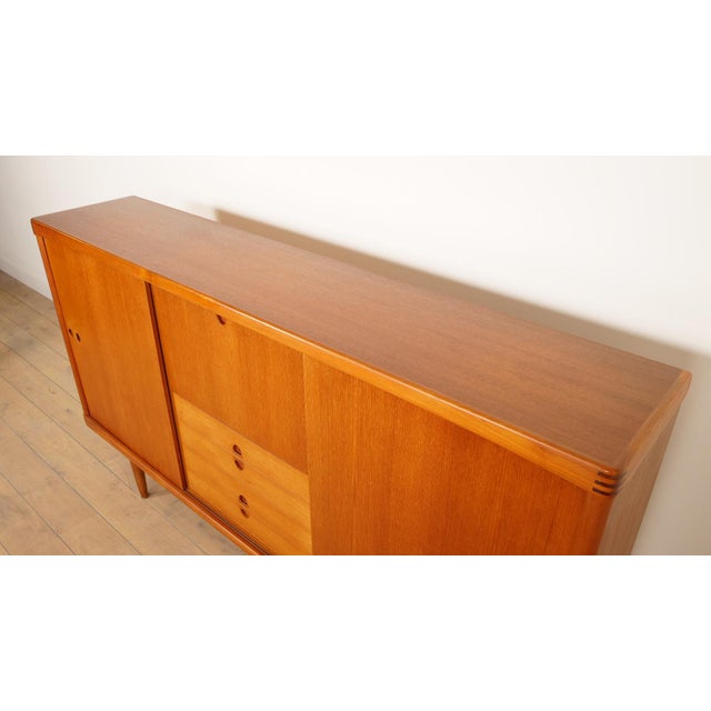 Vintage Highboard in Teak by H.W. Klein for Bramin For Sale - Image 5 of 14