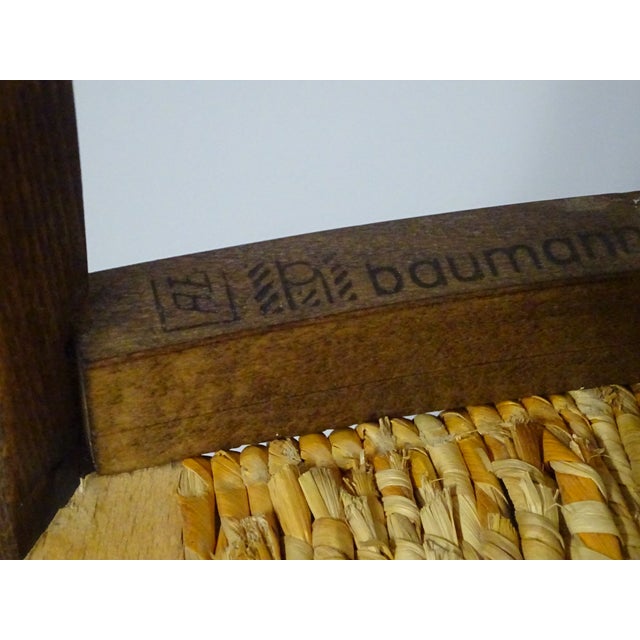 Varnished Wooden Chairs from Baumann, 1980s, Set of 3 For Sale - Image 15 of 17