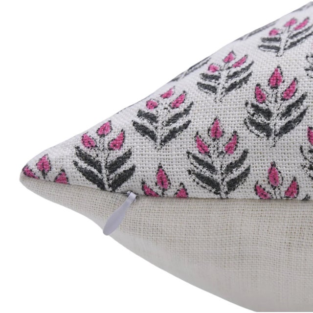 Not Yet Made - Made To Order Fabdivine Handcrafted Cushion Cover 22x22 Inch- Alia For Sale - Image 5 of 5